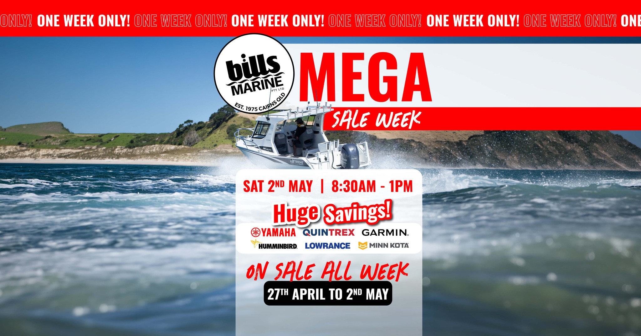 Yamaha Marine Mega Sale Now On at Bills Marine