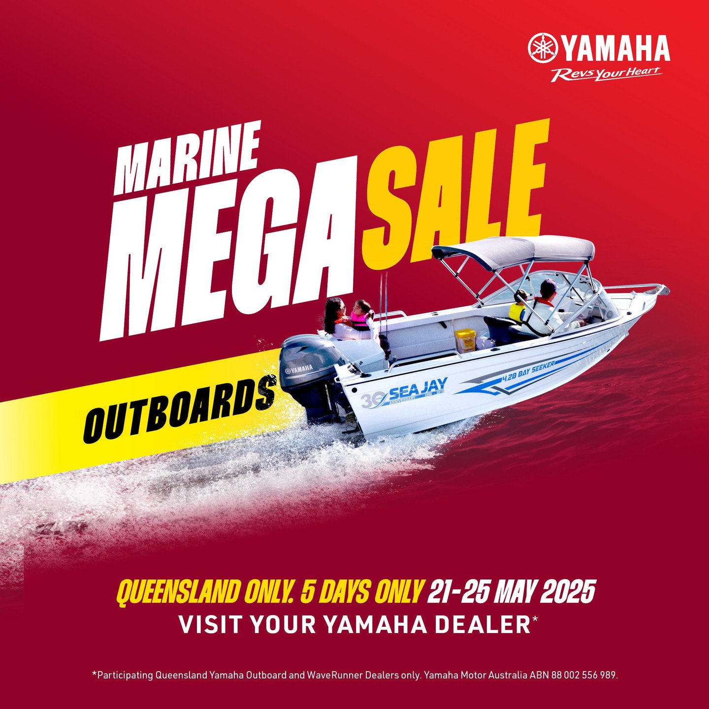 Yamaha Marine Mega Sale at Bills Marine — 21 to 25 May 2025